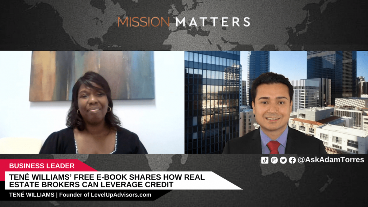 News Distribution & Press Release Service | Tené Williams’ Free E-Book Shares How Real Estate Brokers Can Leverage Credit